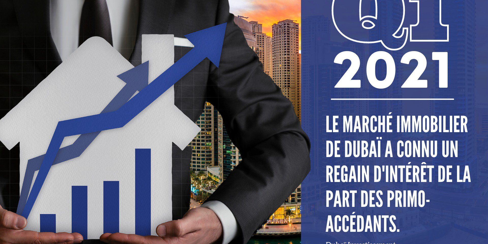 Marché immobilier de Dubaï Q1 2021 : un premier trimestre très encourageant