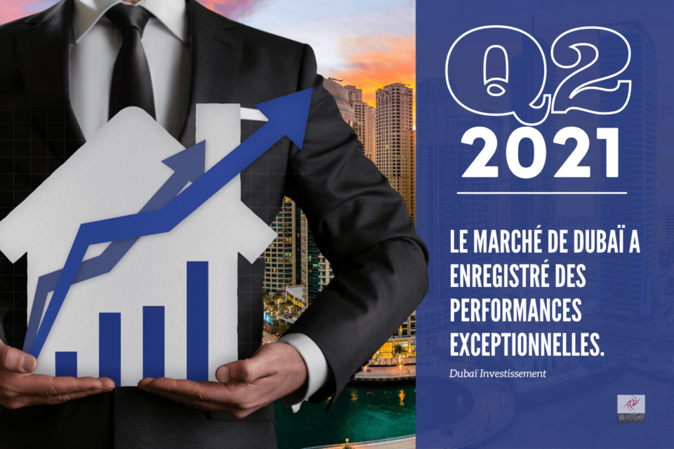 Le marché immobilier au deuxième trimestre 2021 : Dubaï continue de rebondir !