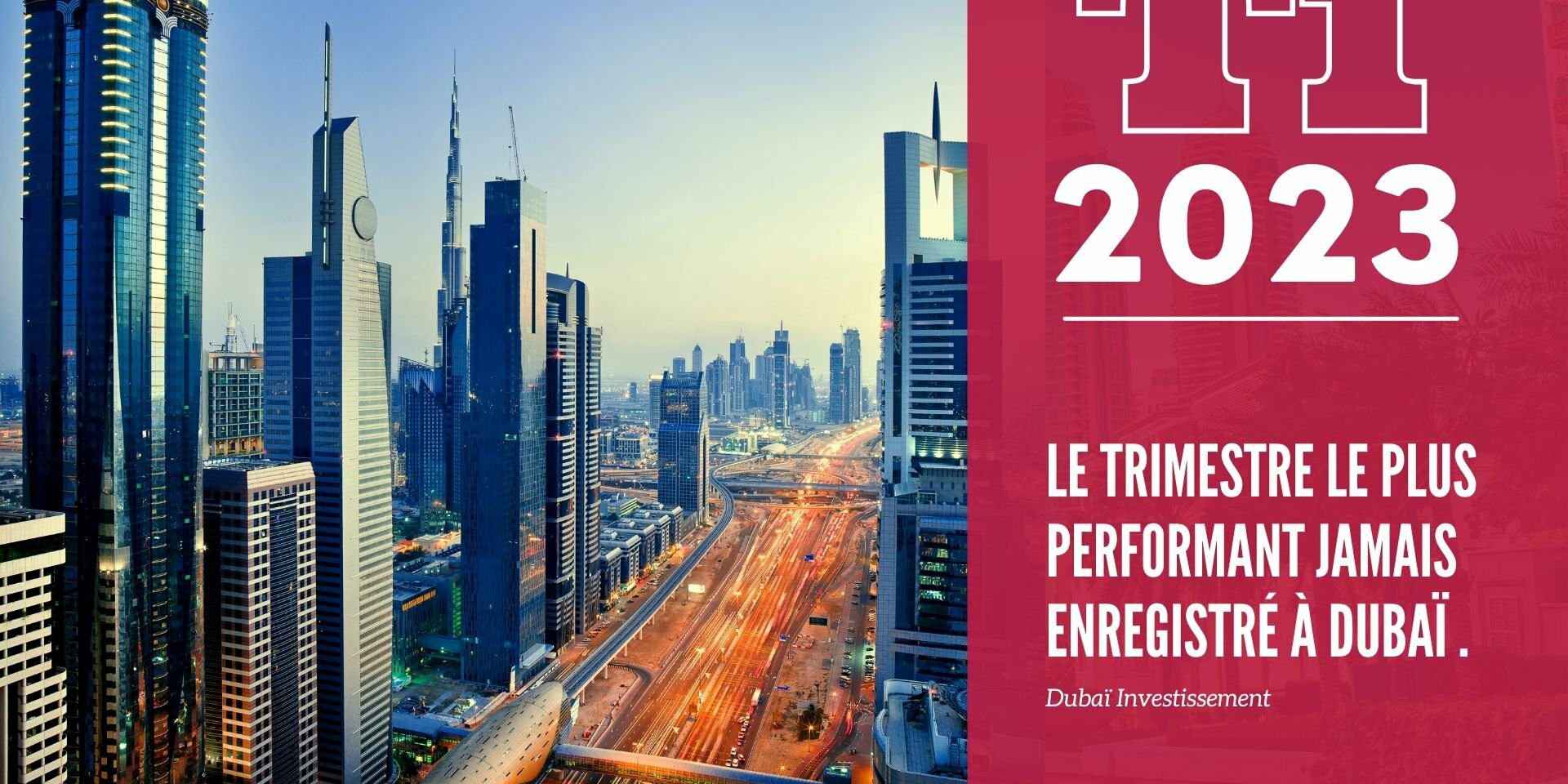 Marché immobilier de Dubaï : les chiffres du premier trimestre 2023 cover